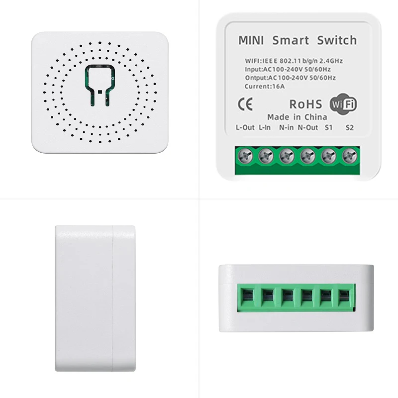 Smart Plug Mini Alexa Google - Wifi Mini Smart Switch 16A DIY