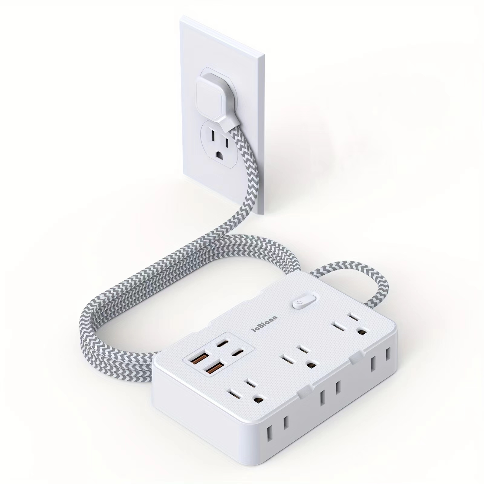 Smart Power Strip 4 Outlet Usb - US Plug AC Outlet Multiprise Power