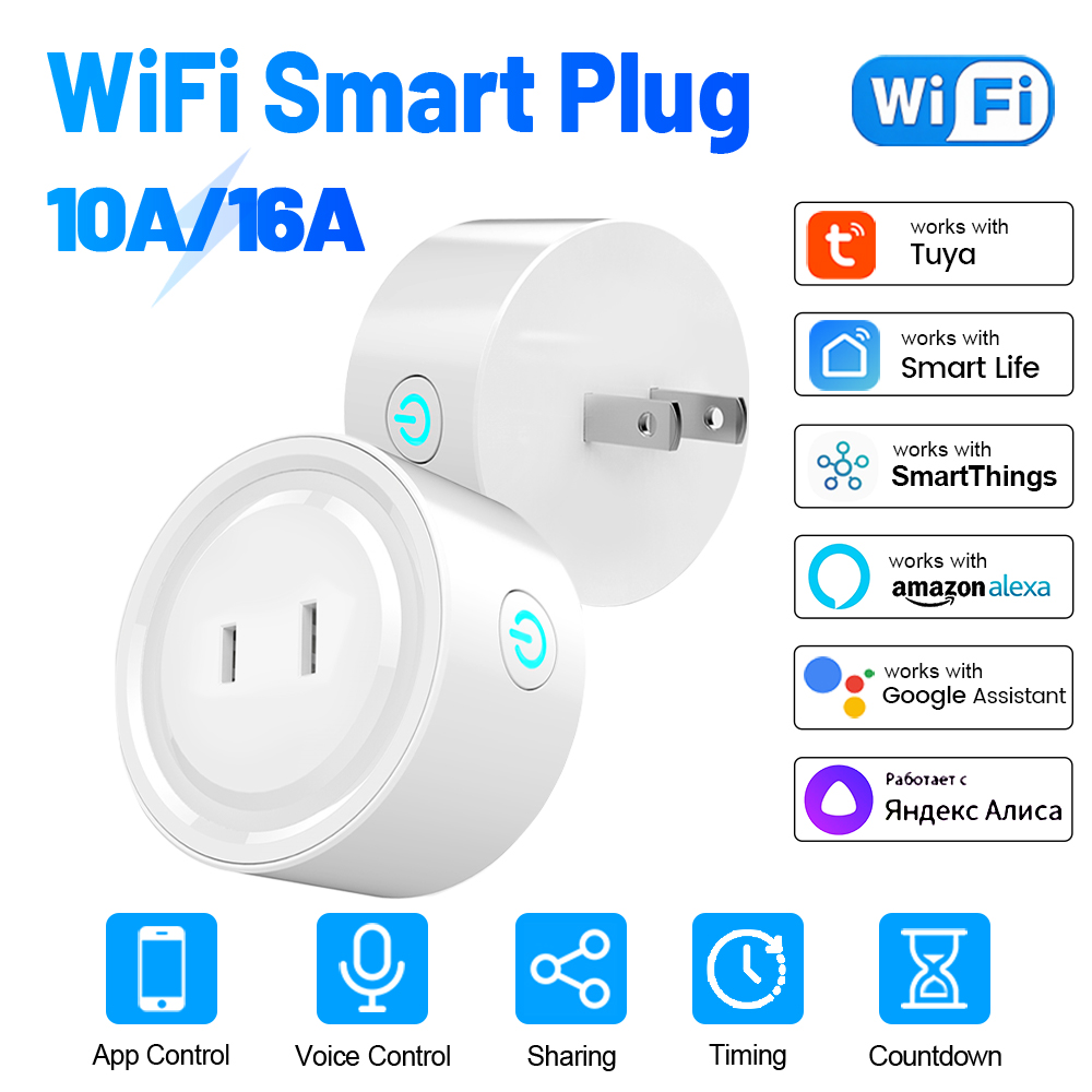 Smart Plug Zigbee 16A - Tuya Zigbee Smart Plug 10A 16A