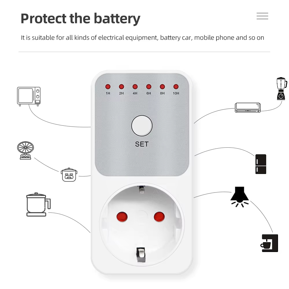 Smart Socket With Timer Countdown - TM04 Countdown Timer Switch 1h-10h Countdown