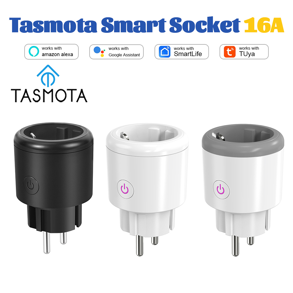 Smart Plug Energy Monitoring Wifi - Tasmota EU Smart Plug 16A with
