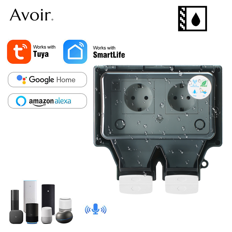 Avoir Tuya Wall Electrical Soc - Smart Plug Outdoor Waterproof review and price