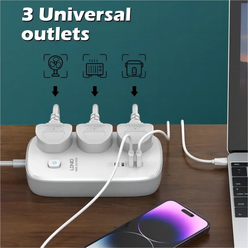 LDNIO Universal Power Strip wi - Smart Plug Surge Protector review and price