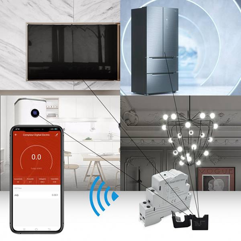 Tuya Smart Wifi Electricity KW - Energy Meter Din Rail Wifi review and price