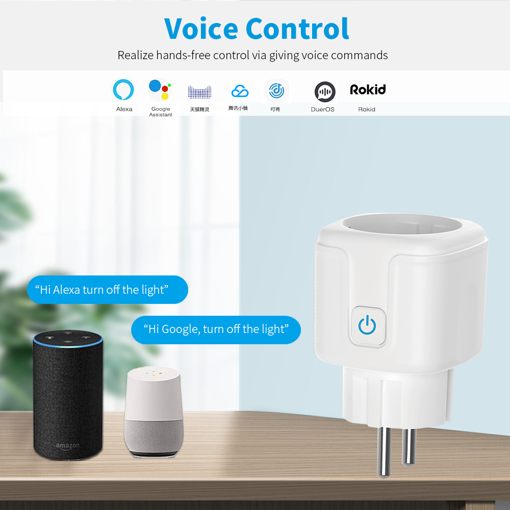 Work With TUYA Smart Plug WiFi - Smart Plug Energy Monitoring Wifi review and price