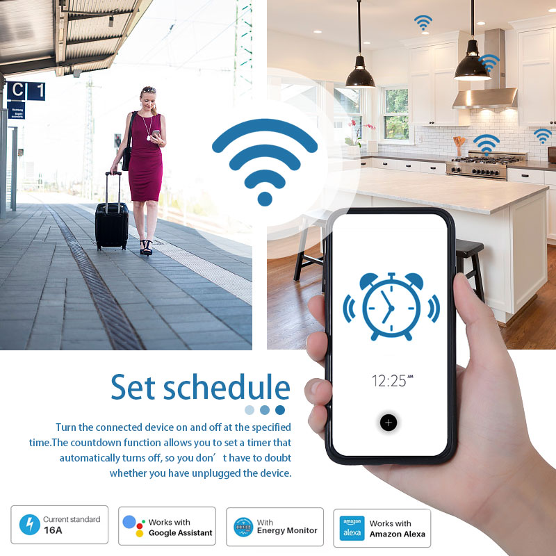 Work With TUYA Smart Plug WiFi - Smart Plug Energy Monitoring Wifi review and price