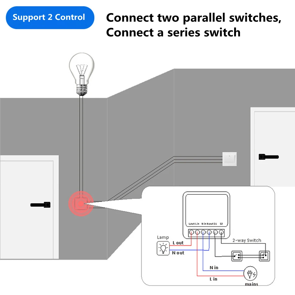 Wifi Mini Smart Switch 16A DIY - Smart Plug Mini Alexa Google review and price