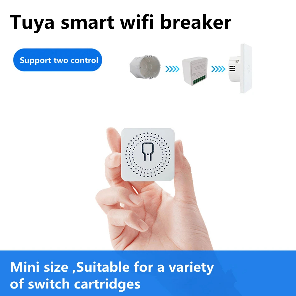 Wifi Mini Smart Switch 16A DIY - Smart Plug Mini Alexa Google review and price