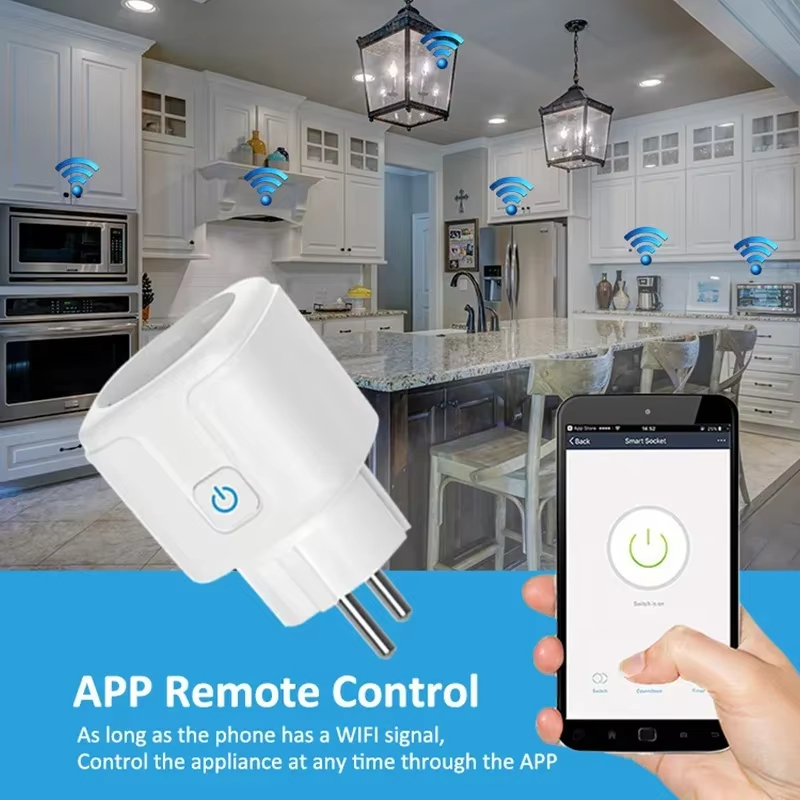 EU 16A/20A Smart Plug WiFi Soc - Smart Socket 16A Tuya App review and price