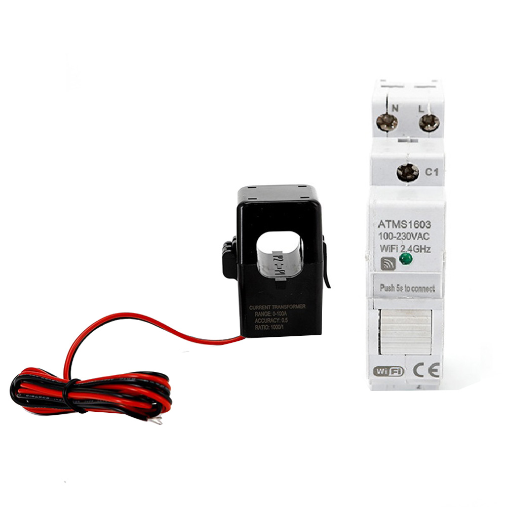 A72Z 1 PCS ATMS1603 Tuya Singl - Energy Meter Din Rail Wifi review and price