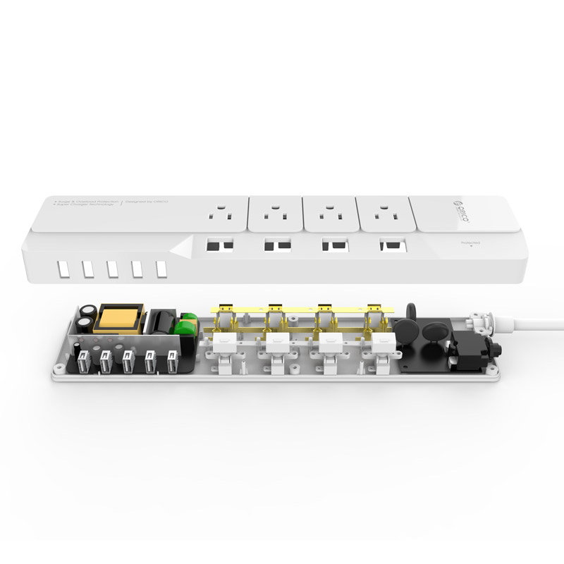 ORICO 4AC Outlets 5USB Ports P - Smart Power Strip 4 Outlet Usb review and price