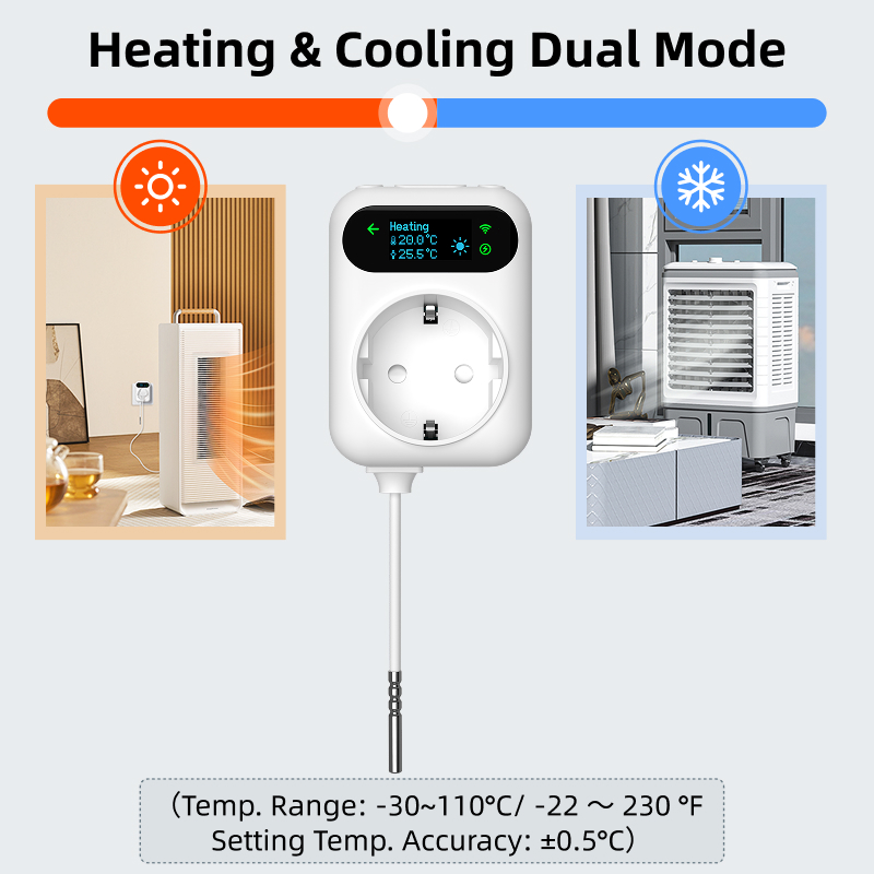 Tuya wifi smart plug thermosta - Smart Socket 16A Tuya App review and price