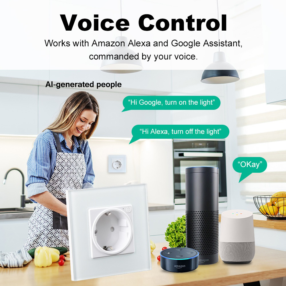 WiFi Smart Wall Socket 16A 200 - Smart Socket 16A Tuya App review and price