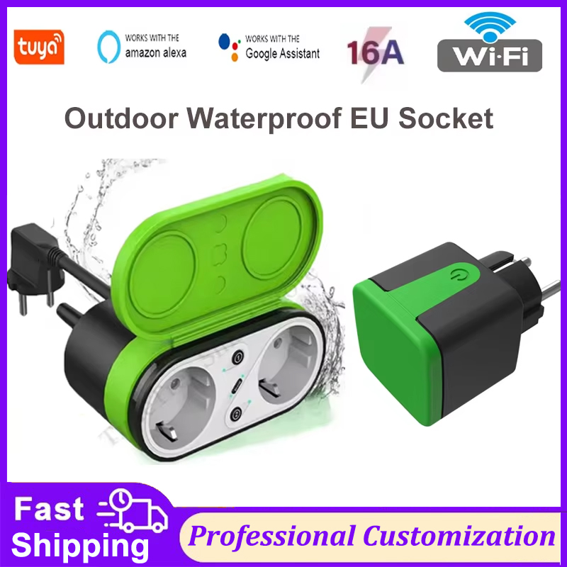 Tuya EU 16A Wifi Smart Outdoor - Smart Plug Outdoor Waterproof review and price
