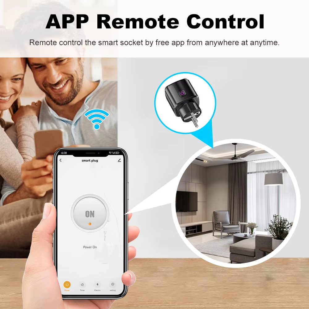 Smart Plug Smart Socket EU 20A - Smart Plug Energy Monitoring Wifi review and price