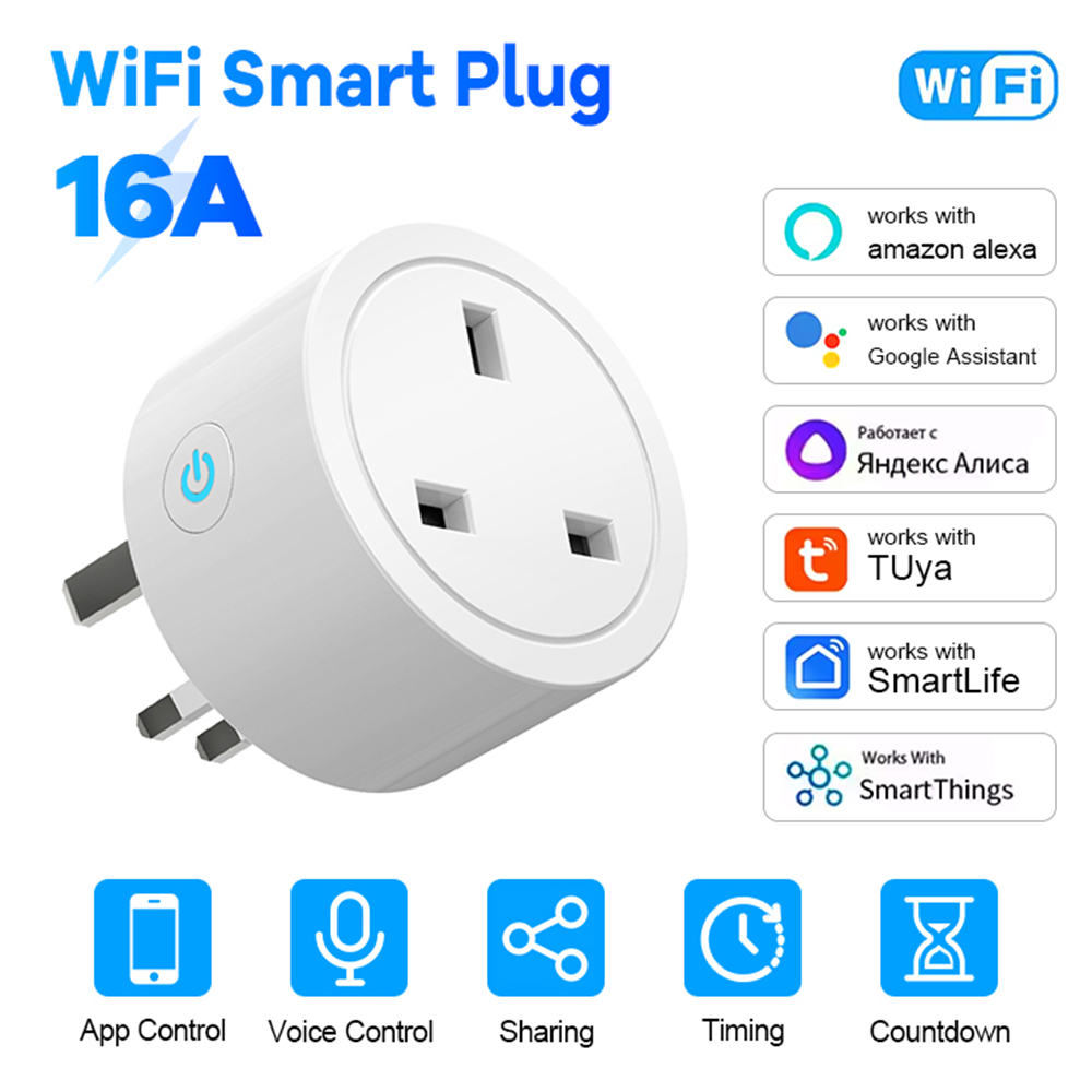 WiFi Smart Plug 16A UK Socket  - Smart Plug Energy Monitoring Wifi review and price