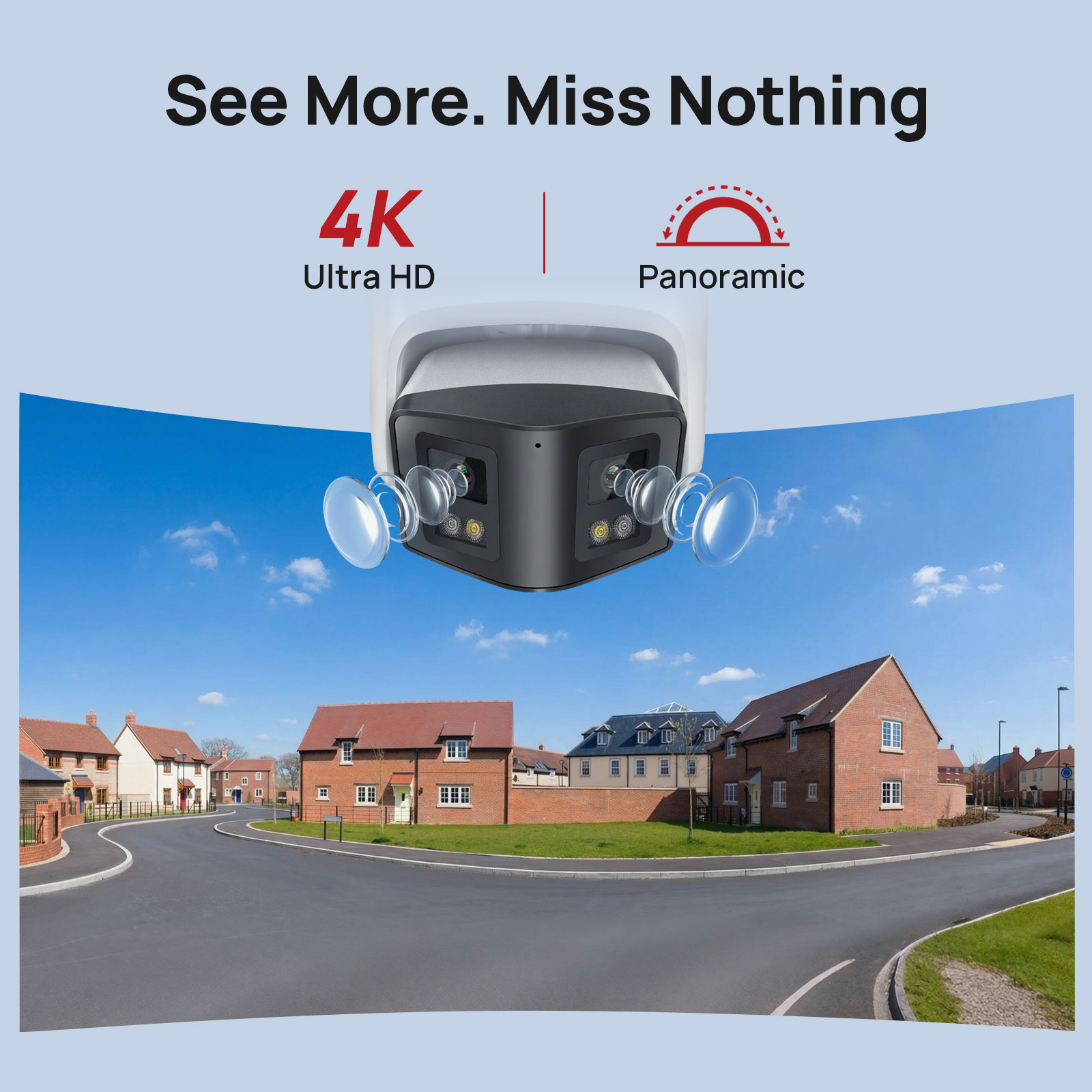 Vikylin 8MP Panoramic Smart Du - Smart Plug Outdoor Waterproof review and price