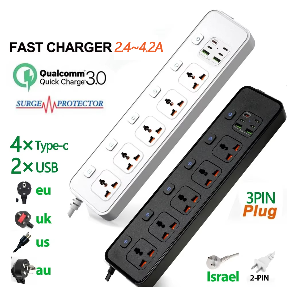 Universal Power Strip Extensio - Smart Plug Surge Protector review and price