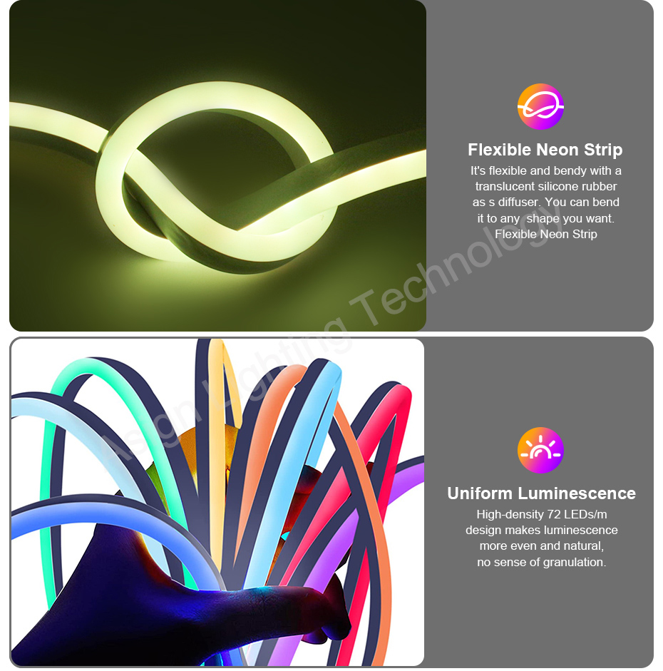 220V RGB LED Neon Strip with E - Smart Plug Outdoor Waterproof review and price