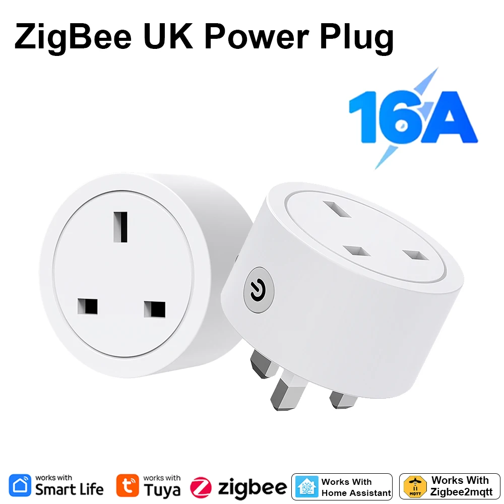 Zigbee Smart Plug 16A UK Socke - Smart Socket 16A Tuya App review and price