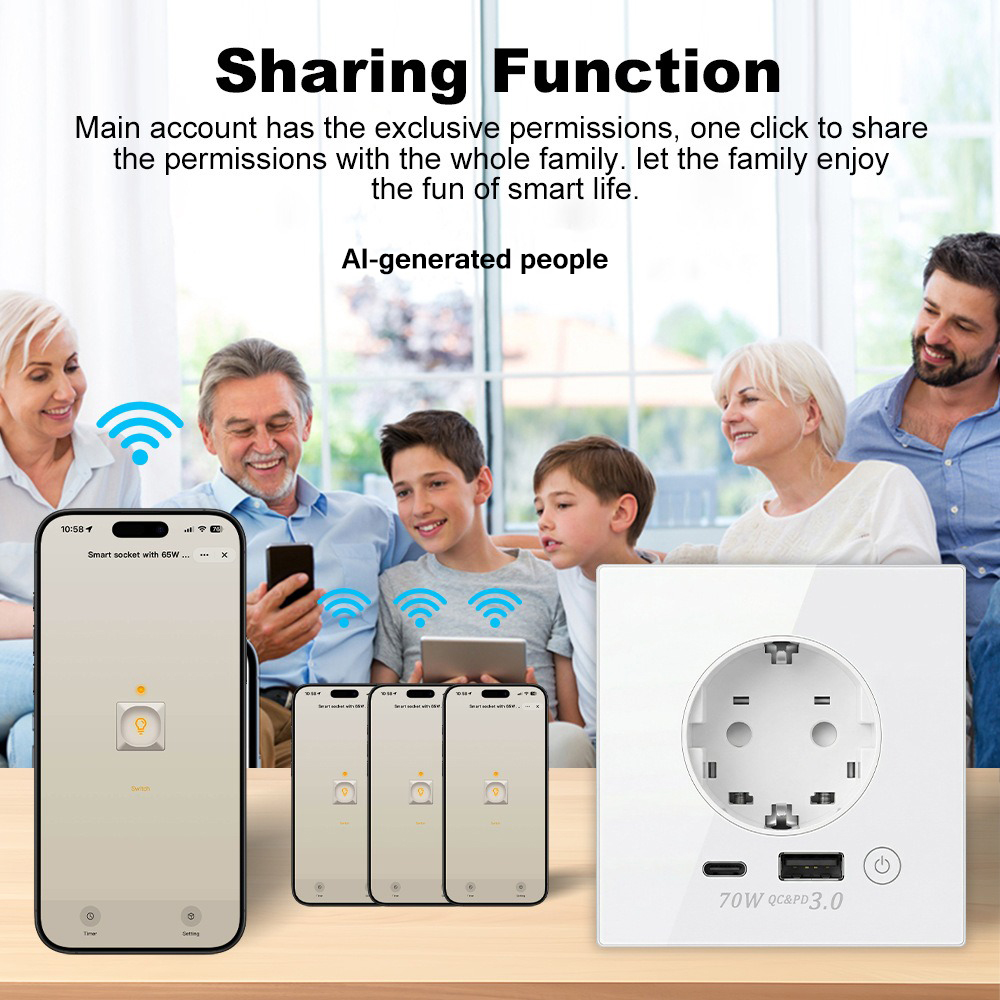 Tuya APP WiFi Smart Wall Socke - Smart Socket 16A Tuya App review and price