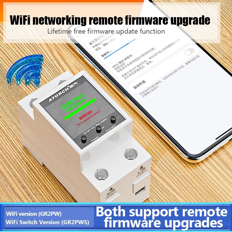 100A Tuya WiFi Din Rail Power  - Energy Meter Din Rail Wifi review and price