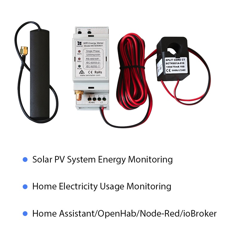 Bi-Directional Single Phase Wi - Energy Meter Din Rail Wifi review and price