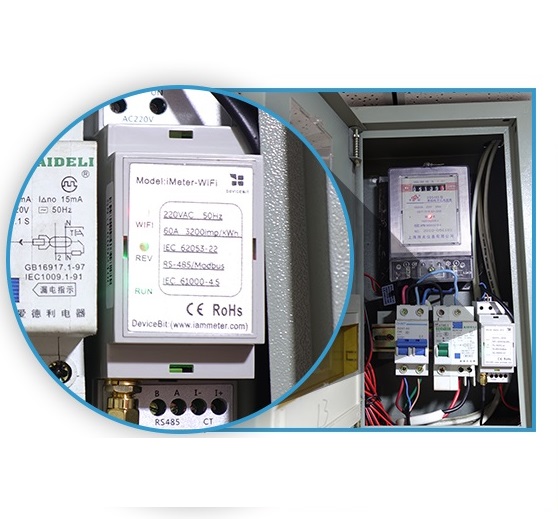 Bi-Directional Single Phase Wi - Energy Meter Din Rail Wifi review and price