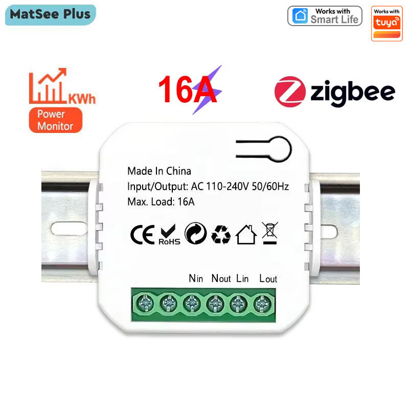 Smart Life ZigBee Switch Elect - Smart Plug Zigbee 16A review and price