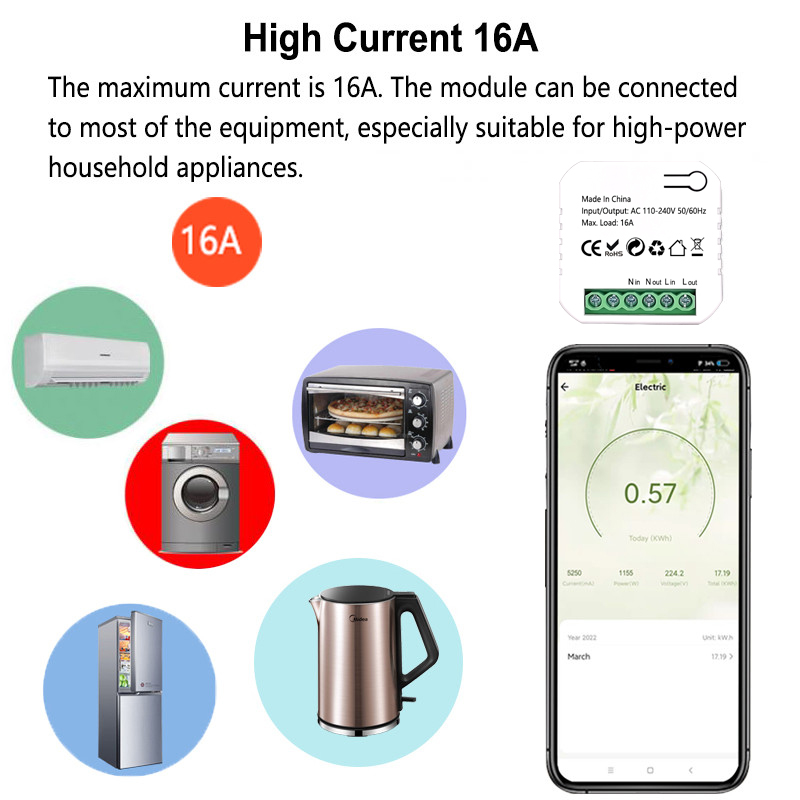Smart Life ZigBee Switch Elect - Smart Plug Zigbee 16A review and price