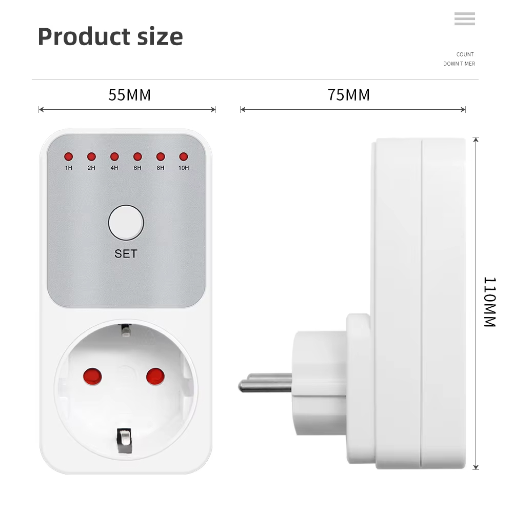 TM04 Countdown Timer Switch 1h - Smart Socket With Timer Countdown review and price
