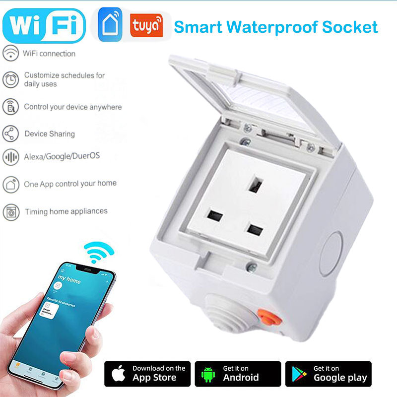 Tuya 16A Fr ,EU,UK,US  WiFi Sm - Smart Socket 16A Tuya App review and price