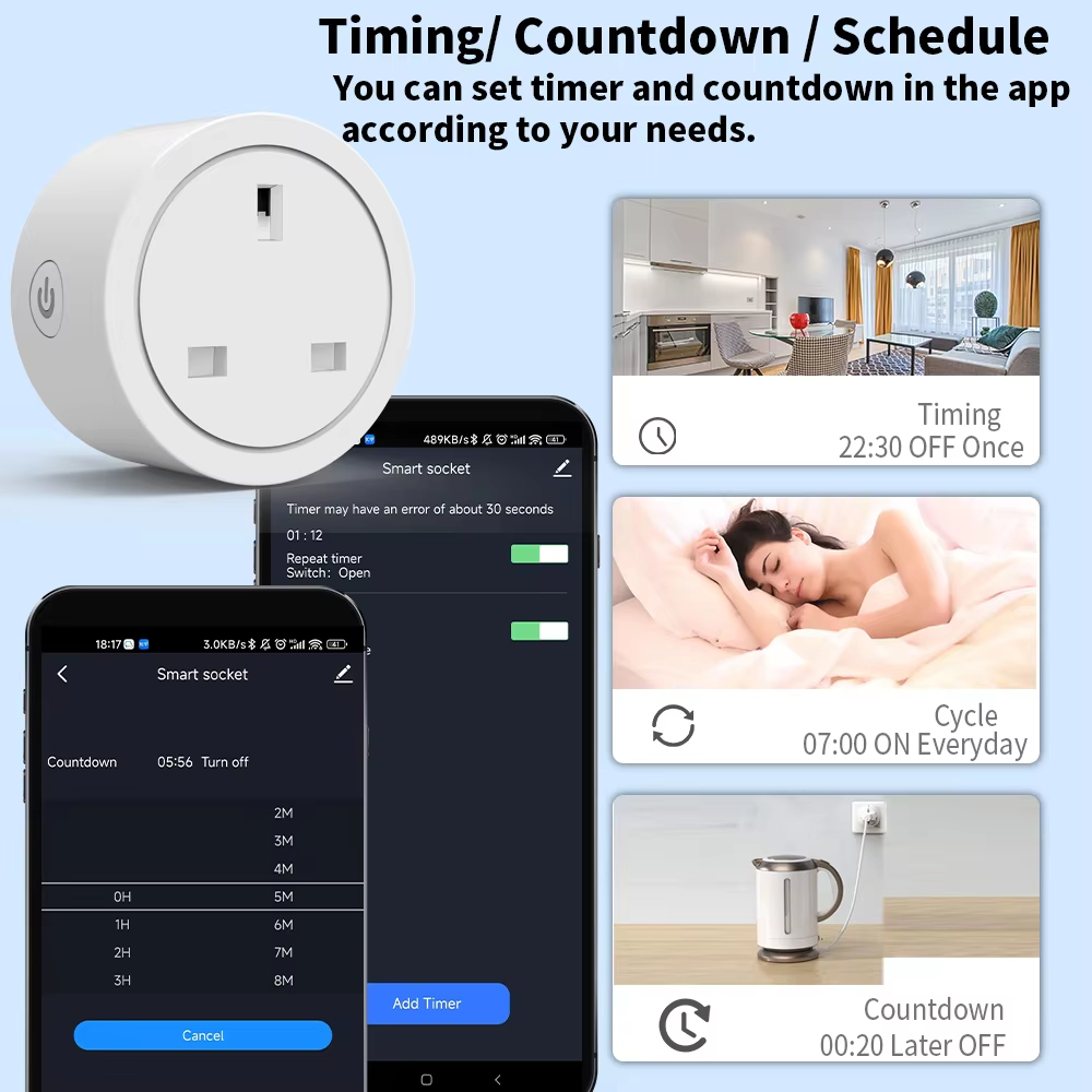 WiFi 16A Smart Socket UK Plug  - Smart Plug Energy Monitoring Wifi review and price