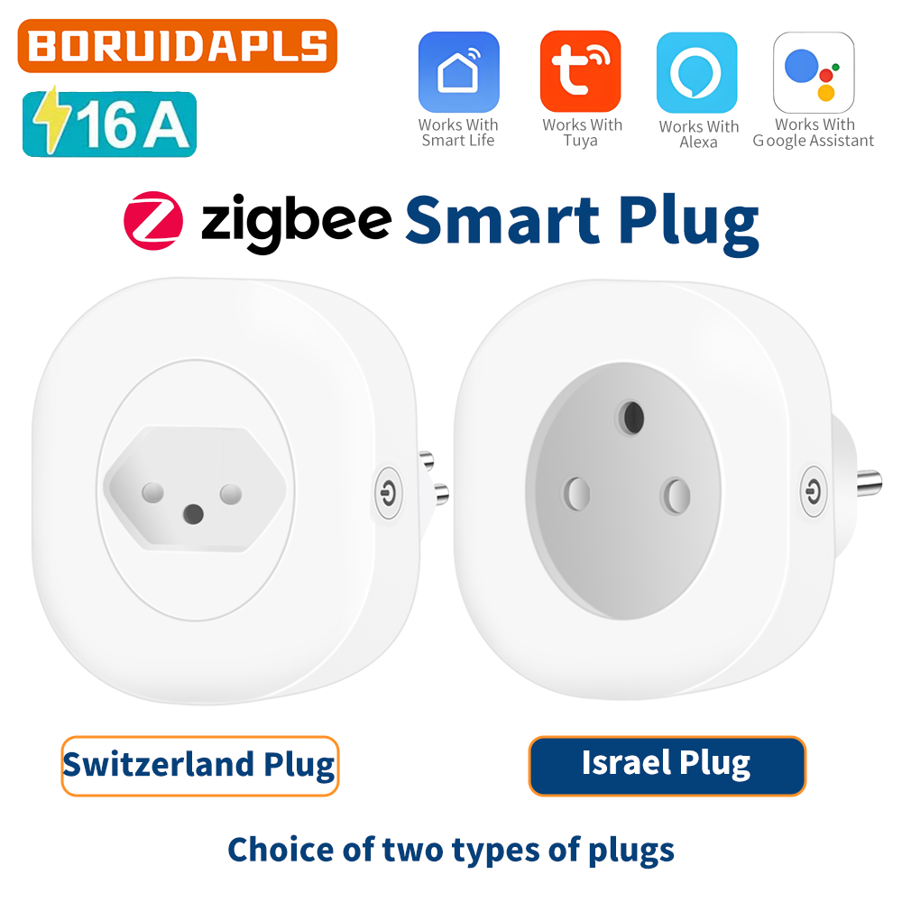 BORUIDAPLS Switzerland Israel  - Smart Plug Zigbee 16A review and price