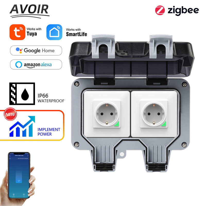 Avoir Tuya Zigbee Electrical S - Smart Plug Outdoor Waterproof review and price