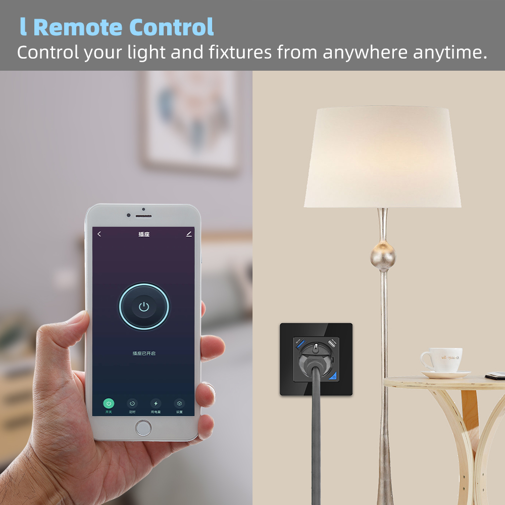 Coswall Alice Glass Zigbee Tuy - Smart Plug Zigbee 16A review and price