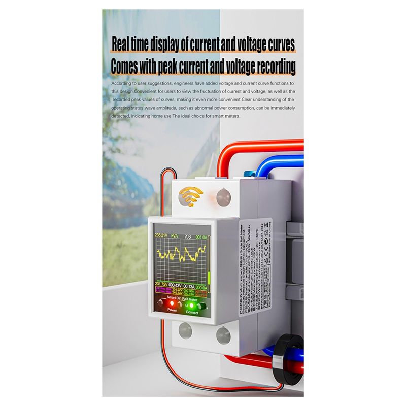 ABQU 100A Tuya WiFi Smart Din  - Energy Meter Din Rail Wifi review and price