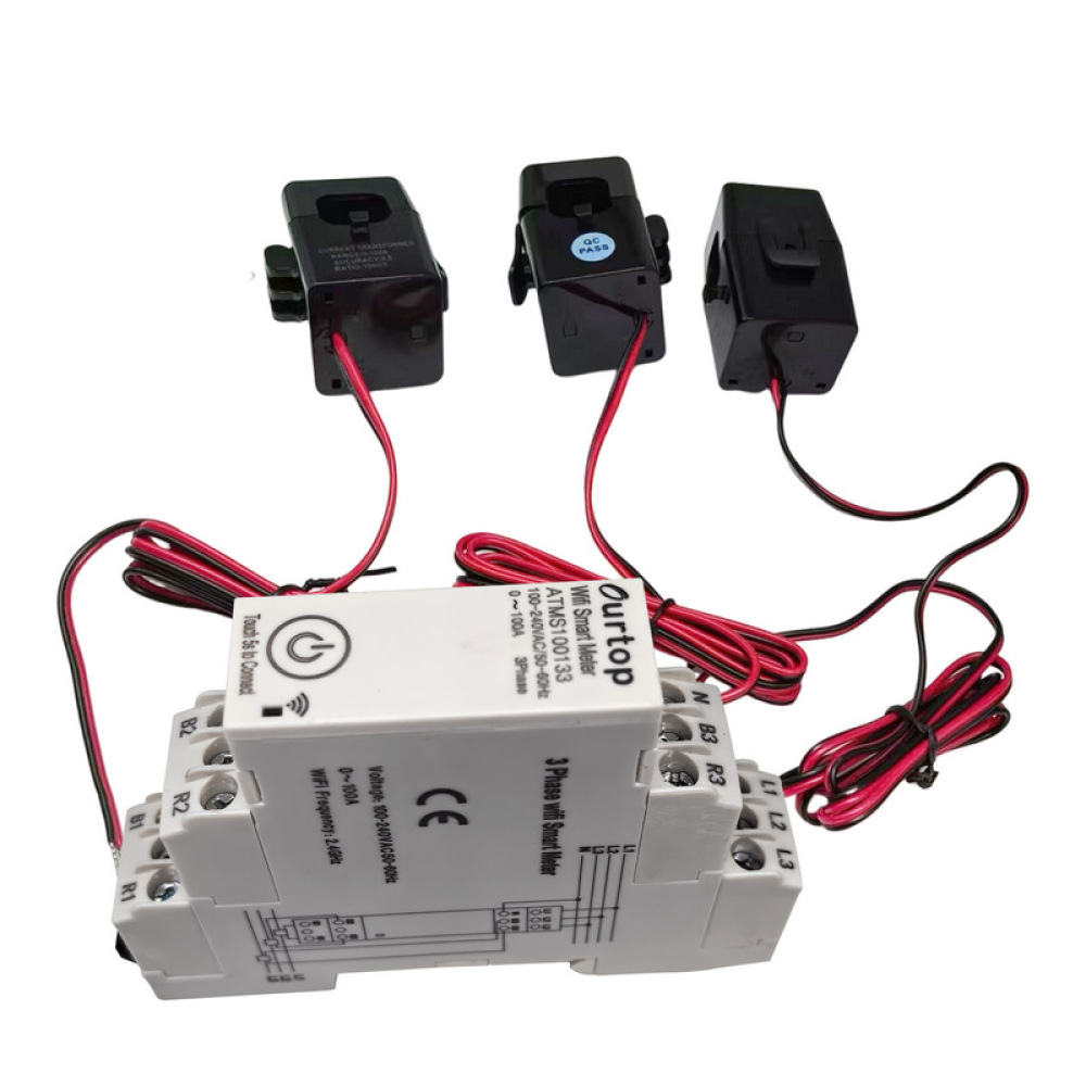 Three Phase Smart WiFi Electri - Energy Meter Din Rail Wifi review and price