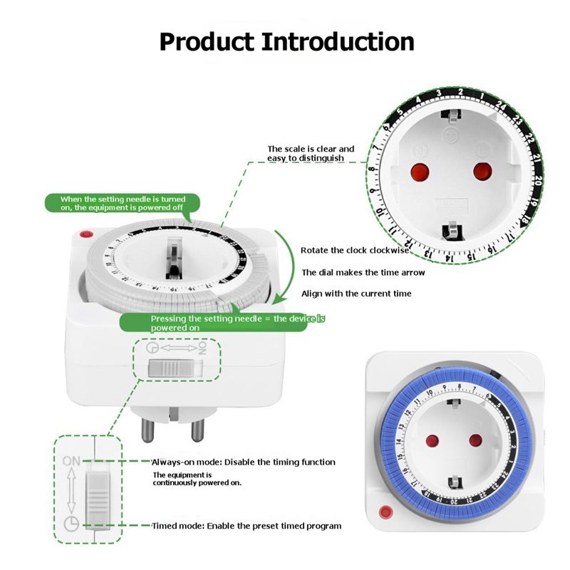 SYW-24 Hours Timer Switch Time - Smart Socket With Timer Countdown review and price