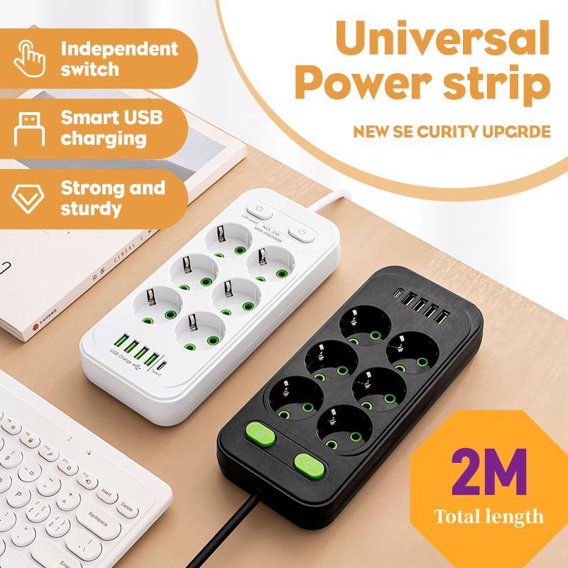 EU Plug AC Outlet Multitap Pow - Smart Plug Surge Protector review and price