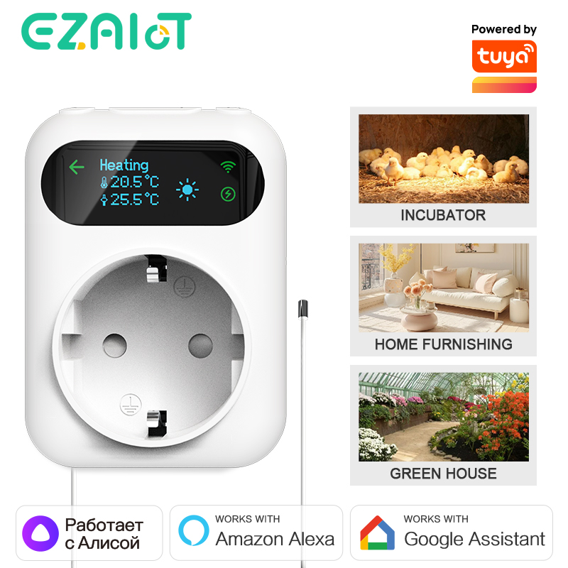 WiFi Digital Socket Thermostat - Smart Socket With Timer Countdown review and price