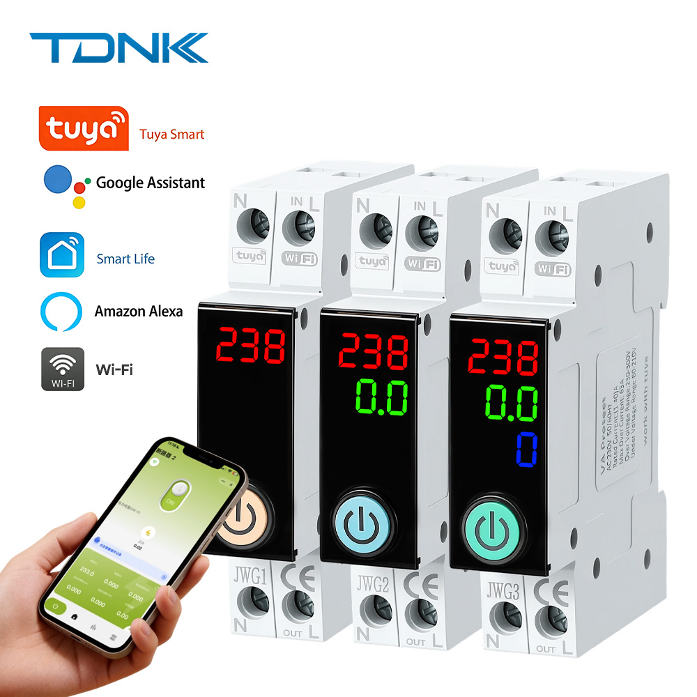Tuya WiFi Din Rail Smart Circu - Energy Meter Din Rail Wifi review and price