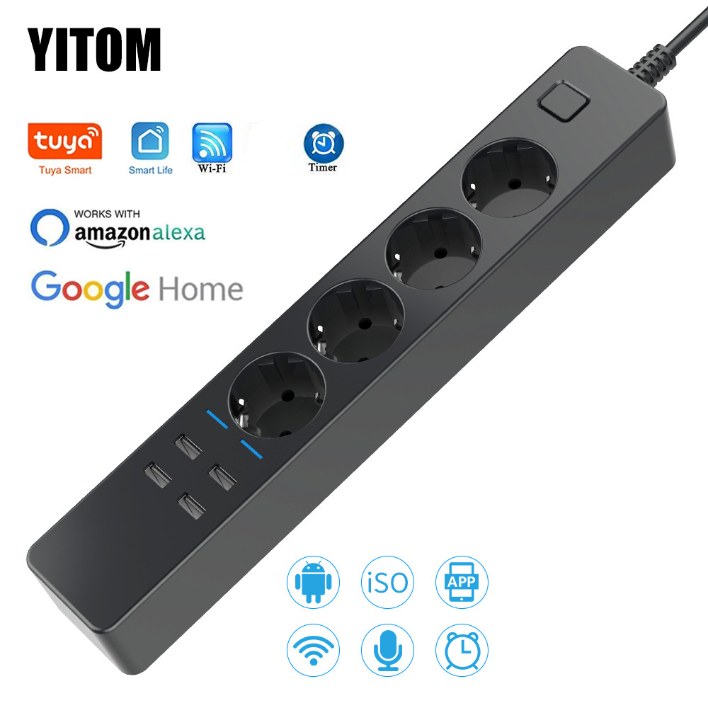 Smart Power Strip Wifi 4 EU Ou - Smart Power Strip 4 Outlet Usb review and price