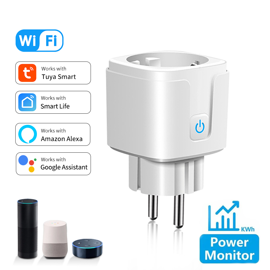 Tuya Smart Socket EU 16A AC100 - Smart Socket 16A Tuya App review and price