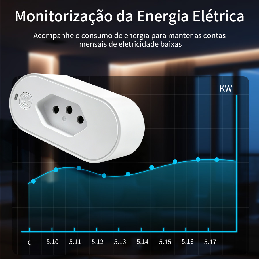 Tuya WiFi Brazil Plug 16A Sock - Smart Socket 16A Tuya App review and price